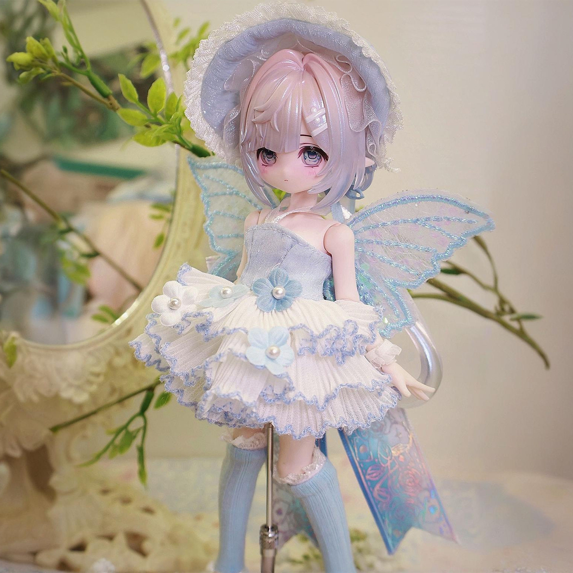[湛羽花颂]8分12分bjd娃娃衣服邦尼兔自由主张米甜ob11娃衣换装