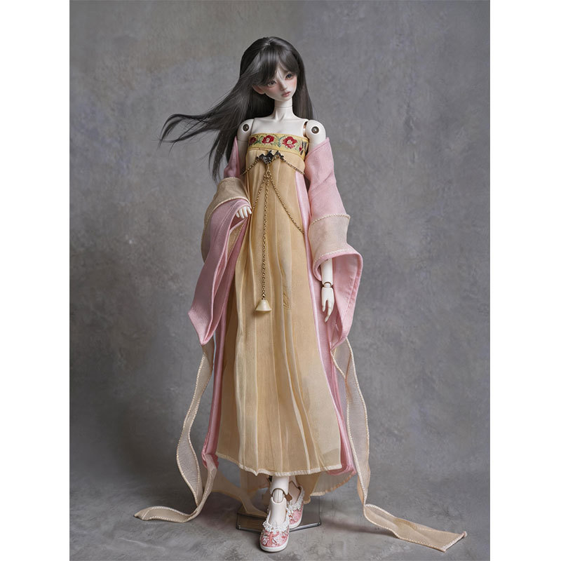 身高30厘米6分女娃叶罗丽胖娃bjd 古风汉服娃衣套装换装玩具心怡