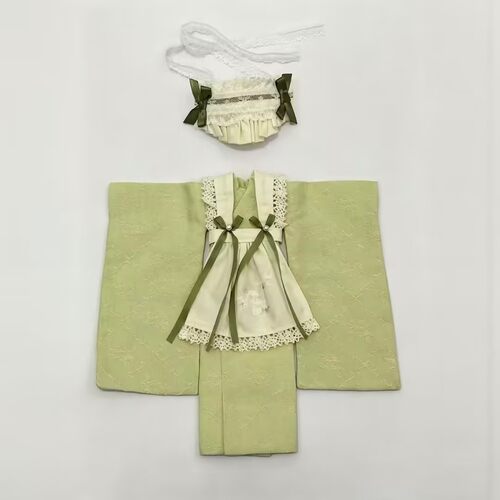 米甜四代ob24/AzoneM/光魇双生blythe小布春日新款绿套装长款6分