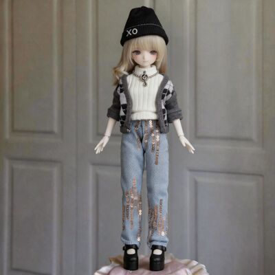 blythe小布 ob22/24娃衣azone小六分bjd齐刘海电器街体无属衣服萌