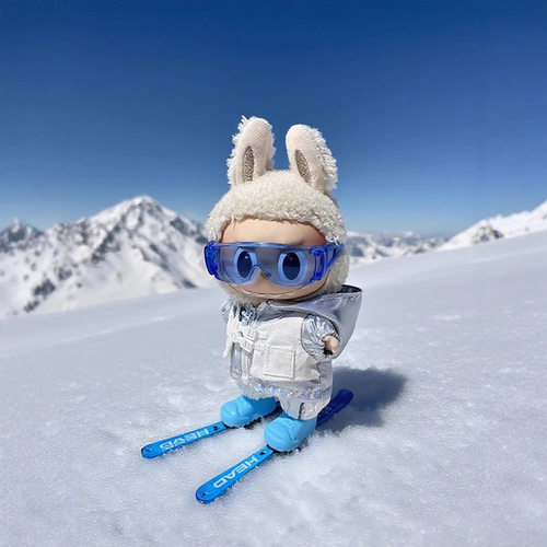 【仅娃衣】适用于一二三代前方高能搪胶娃衣15-17cm滑雪运动套装
