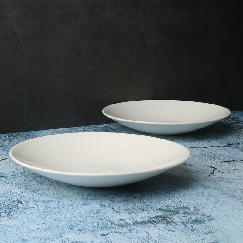 釉下彩瓷器】好看家用陶瓷菜盘【高级感新骨瓷】斗笠餐具盘子蒸盘,餐饮具,盘,淘宝优惠券,粉丝福利购,淘宝优惠卷