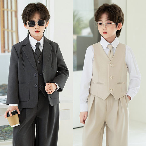 男童西装套装秋季休闲西服演出服