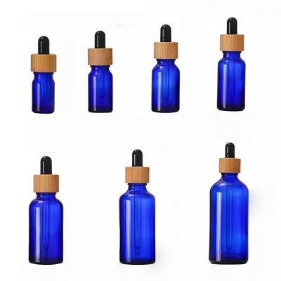 竹圈精油分装瓶精华滴管瓶高档玻璃瓶化妆品10/20/30/50ml100毫升