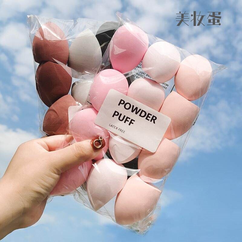 水滴型粉扑气垫美妆蛋bb霜化妆彩妆蛋粉补干湿两用好用不吃粉擦脸