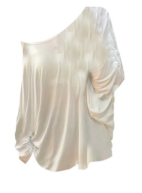 大码胖妹妹宽松防晒小T恤女夏季气质白色夏季薄款小众露肩上衣潮