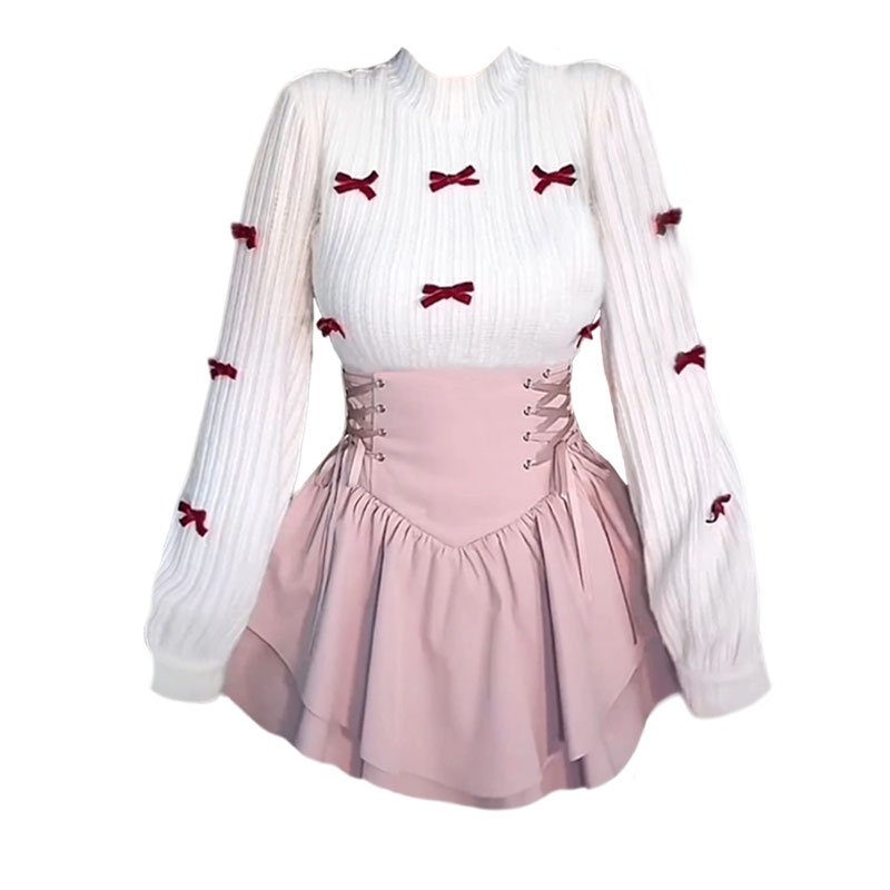 针织上衣春季高级感百搭显瘦套装