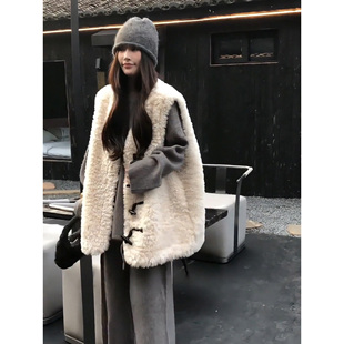 大码胖mm韩式慵懒风马甲打底衫裤子三件套女秋季新款简约通勤套装