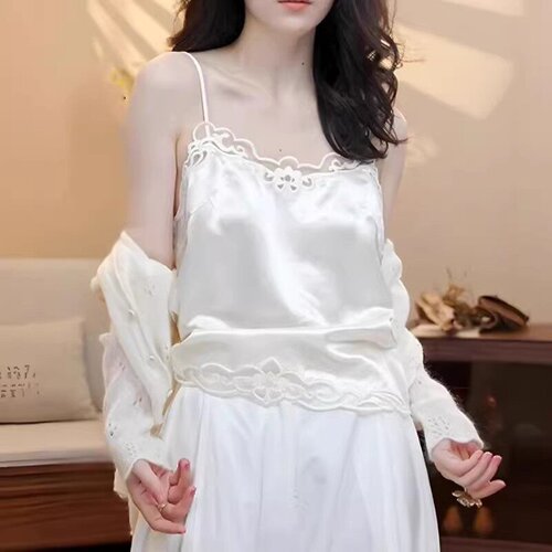夏季新款无袖上衣针织开衫套装