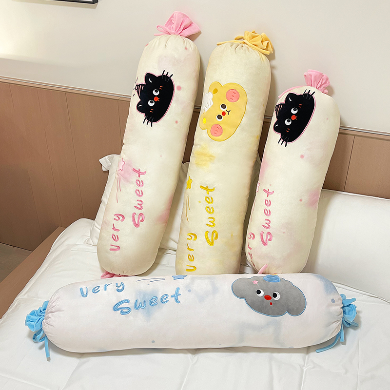 可爱长条抱枕床上睡觉枕头靠垫办公室午睡枕护腰靠枕腰枕靠垫腰垫