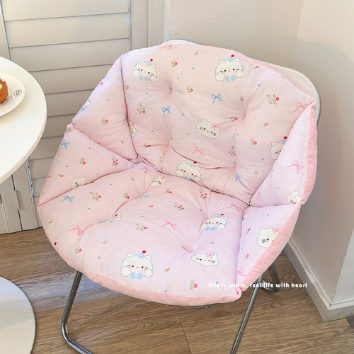 半包围坐垫椅子靠垫加厚护腰靠背垫一体冬办公室靠枕座椅久坐屁垫