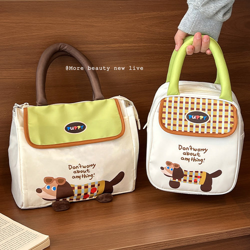 可爱饭盒袋2025新款保温大容量