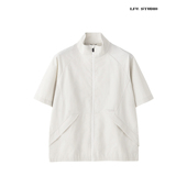 拉链外套2025春夏新品 LFG 杜邦CORDURA®考杜拉短袖 立领T恤