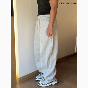 刀锋束脚卫裤 运动阔腿抓绒休闲卫裤 25冬季 32支美式 新品 LFG