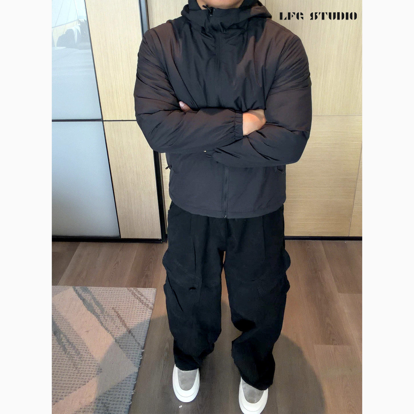 25冬季新品保暖夹克连帽外套