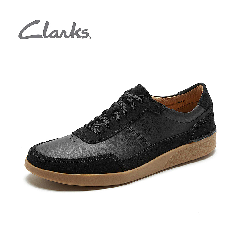 clarks其乐男鞋英伦复古休闲板鞋小白鞋韩版时尚潮鞋 oakland run