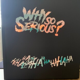 DC蝙蝠侠小丑why so serious镂空后车窗电脑箱镭射带夜光贴纸车贴