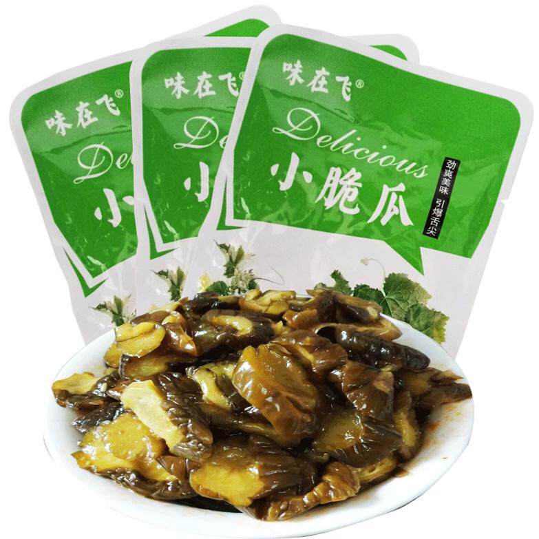 爽口黄瓜小脆瓜饭菜榨菜早餐咸菜开袋即食开味小菜包邮批发