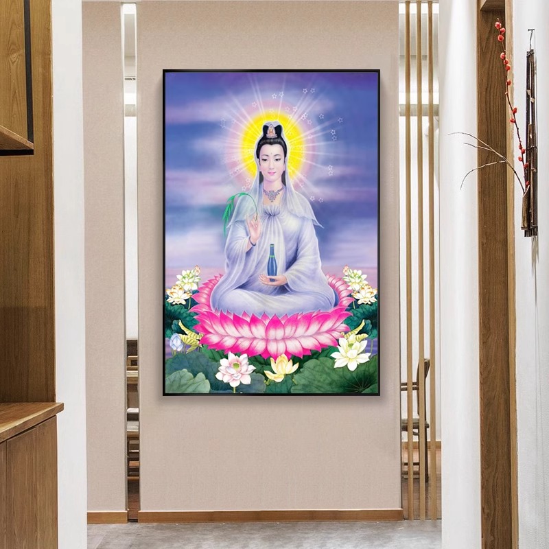 钻石画2025新款满钻观音贴画