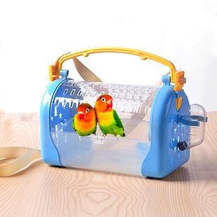 虎皮鹦鹉外出包手提便携小型外带鸟笼仓鼠芦丁鸡外出包透明迷你