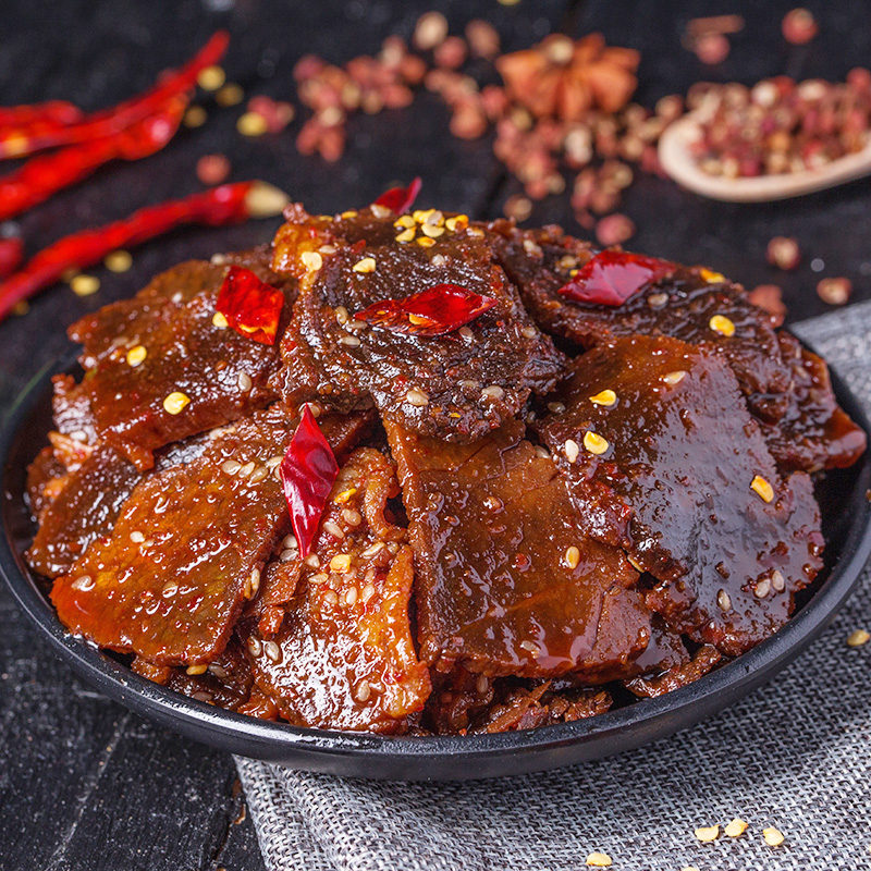 麻辣牛肉熟食真空手工香辣手撕黄牛肉干湖南特产休闲小吃零食140g