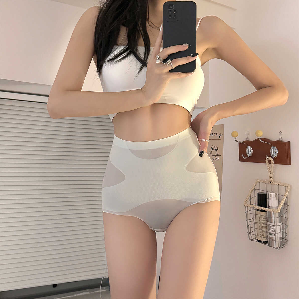 VG丝底裆收腹美体塑身内裤