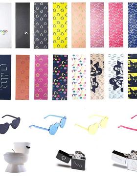 新款turd砂纸专业滑板双翘长板磨砂砂纸大便砂纸细砂帅酷便便砂纸