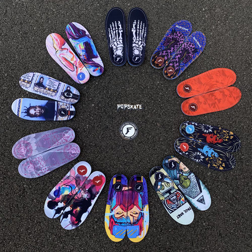 进口FP鞋垫热熔塑形矫形足弓Footprint鞋垫专业减震运动滑板鞋垫
