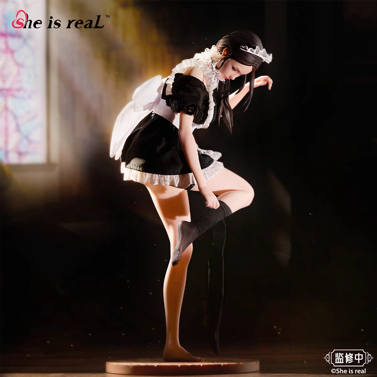 漫笙现货She is real Lou LL 1/6 女仆 超写实手办摆件礼物模型