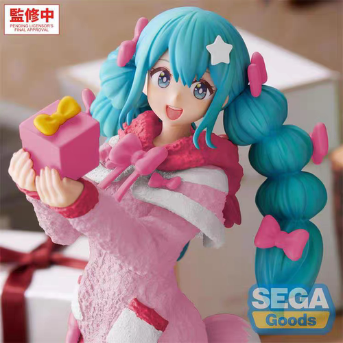 漫笙 正版预定世嘉 High Premium Figure初音未来 毛茸茸圣诞景品