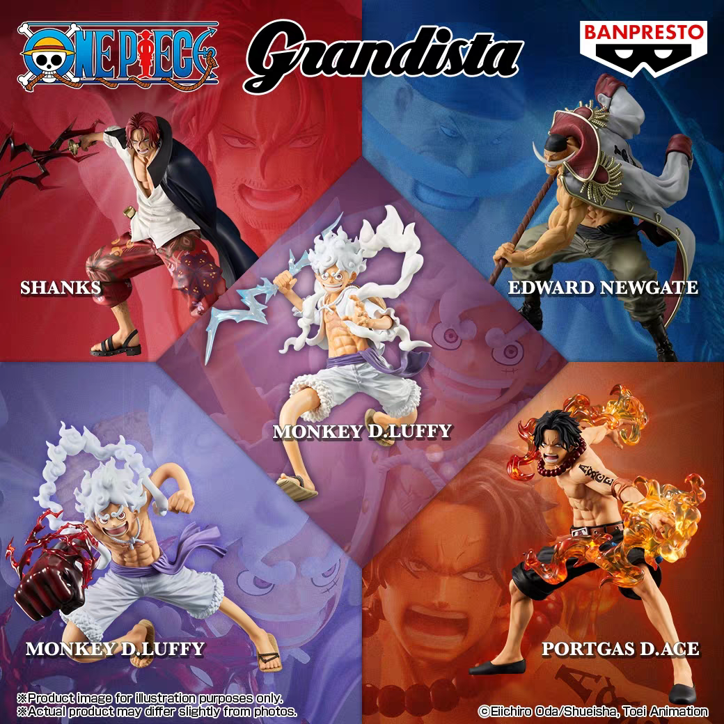 漫笙正版现货眼镜厂 海贼王Grandista香克斯路飞特别版手办1.5