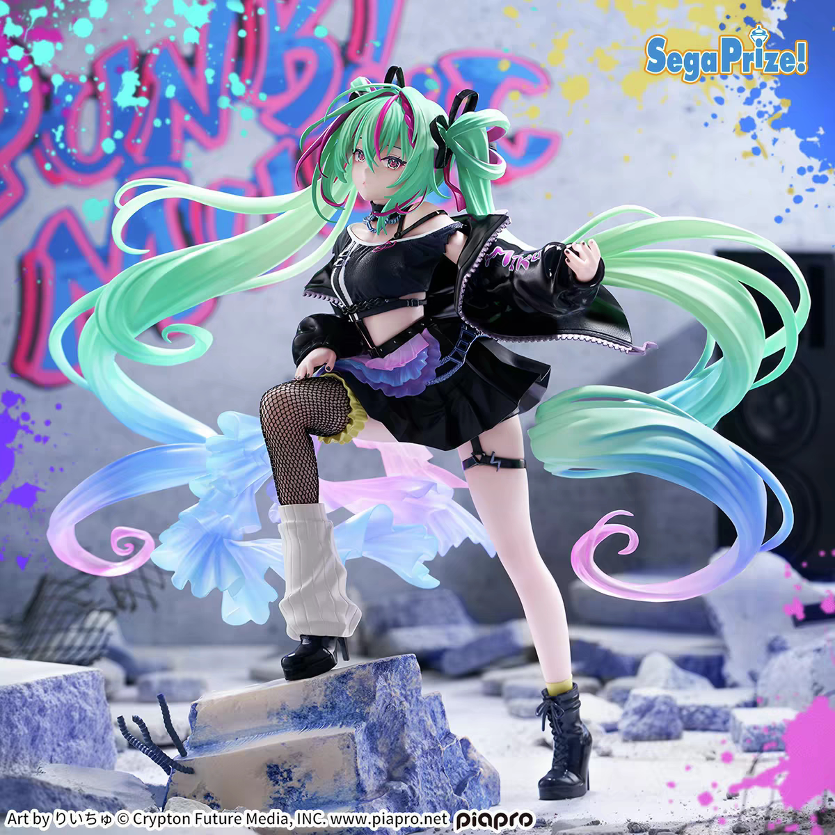 漫笙正版现货 SEGA 初音未来 FIGURIZMα FZ PUNK 朋克 景品 手办