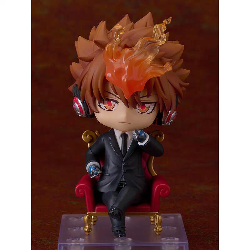 漫笙GSC现货家庭教师HITMAN REBORN! 粘土人 泽田纲吉 黑西装手办