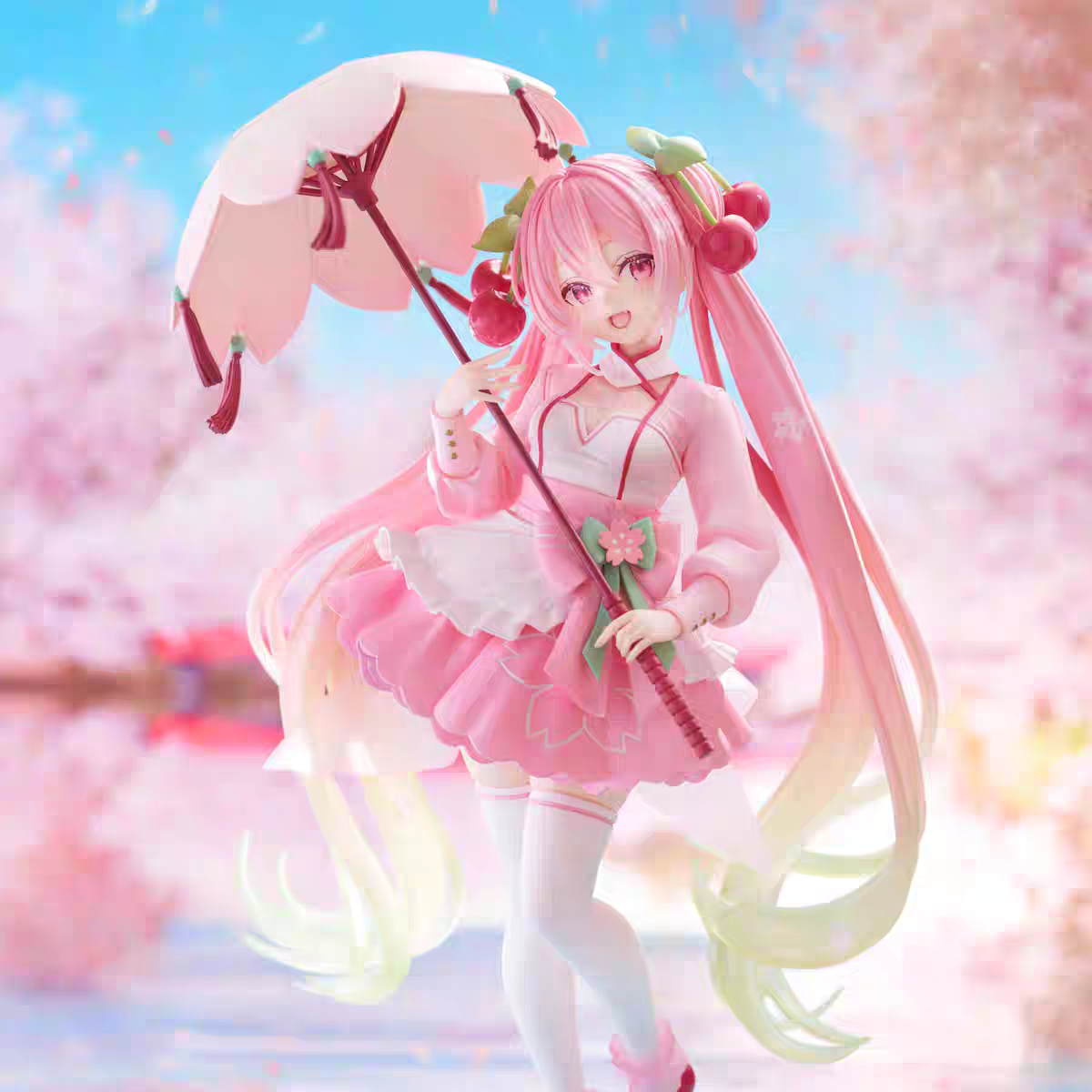 漫笙现货TAITO 艺术家AMP+ 初音未来 樱花初音 樱色礼服 景品手办