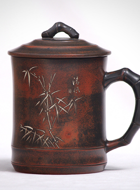 2025新款主人专享钦州坭兴陶建盏茶杯全手工窑变主人杯500CC高档