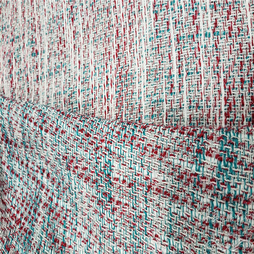 绿色编织混纺服装布料