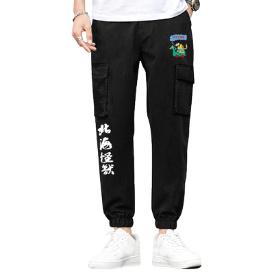 北海怪兽新裤子乐队咪咪和嘎嘎彭磊同款工装裤休闲长裤子男运动裤