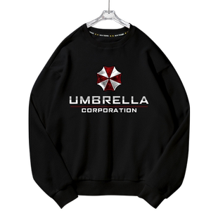 生化危机浣熊保护伞公司标志Biohazard游戏电影圆领卫衣男女长袖