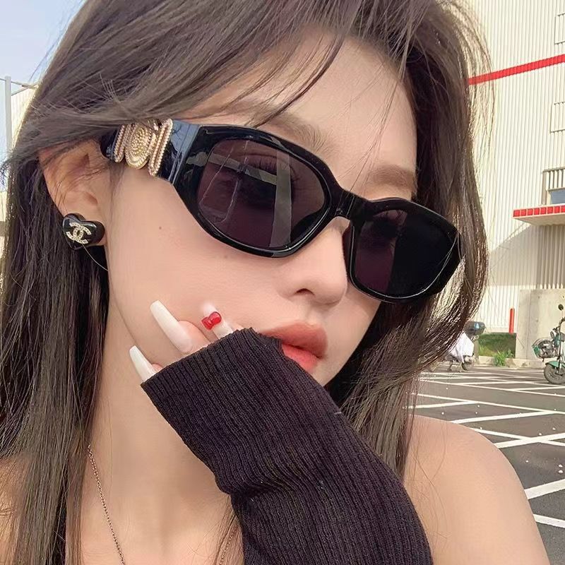 赵露思同款复古欧美风墨镜多边形网红复古辣妹街头高级感太阳镜女
