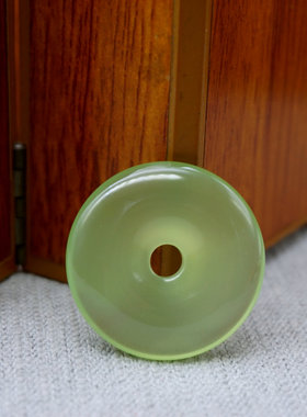 玛瑙玉髓吊坠项链苹果绿平安扣