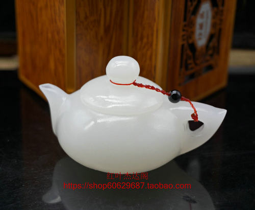 天然阿富汗白玉玉石礼品