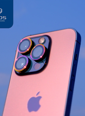 台湾imos适用于iPhone14ProMax蓝宝石不锈钢镜头保护贴膜摄像头环