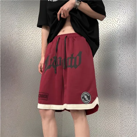 宽松大码薄款短裤子港风跑步休闲潮牌男运动夏季篮球嘻哈新款美式