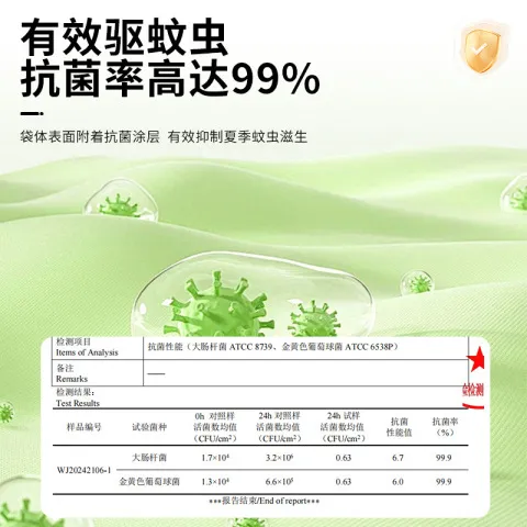 可降解堆肥垃圾袋抗菌可降解抽绳袋厨房可平口家用