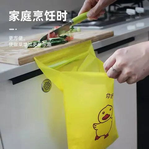 便携收纳袋粘贴加厚车载桌面课桌儿童车家两用清洁袋垃圾袋
