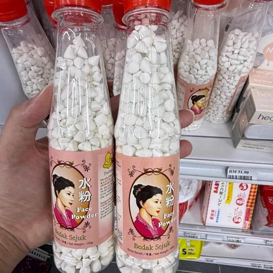 好用马来西亚特产 flower水粉 花牌水粉hk牌水粉钟金泉水粉 槟城