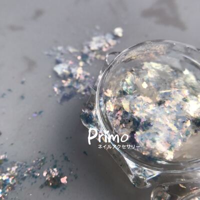 日式风原创美甲幻彩星空欧泊贝壳