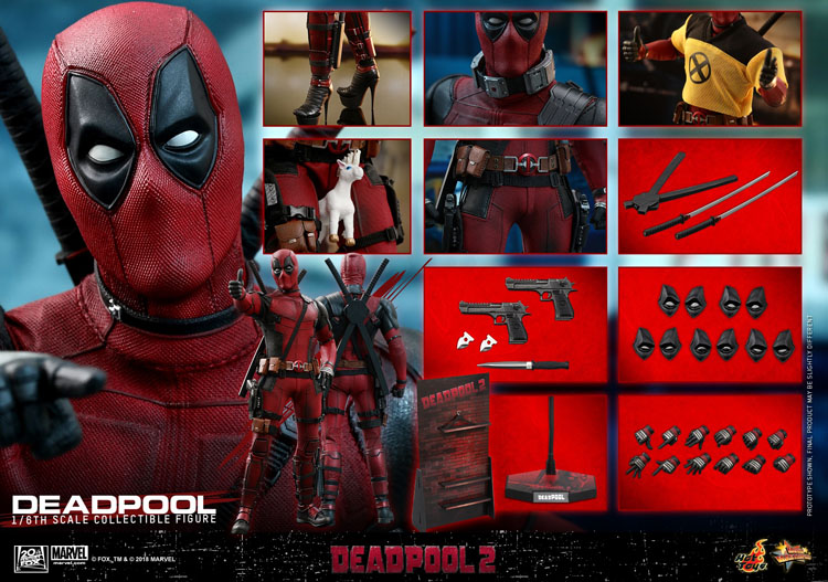 HotToys HT MMS490¡¶ËÀÊÌ2/Deadpoo2¡·1/6 ËÀÊÌ2.0 ¼ú¼ú ¿É¶¯ÈËż