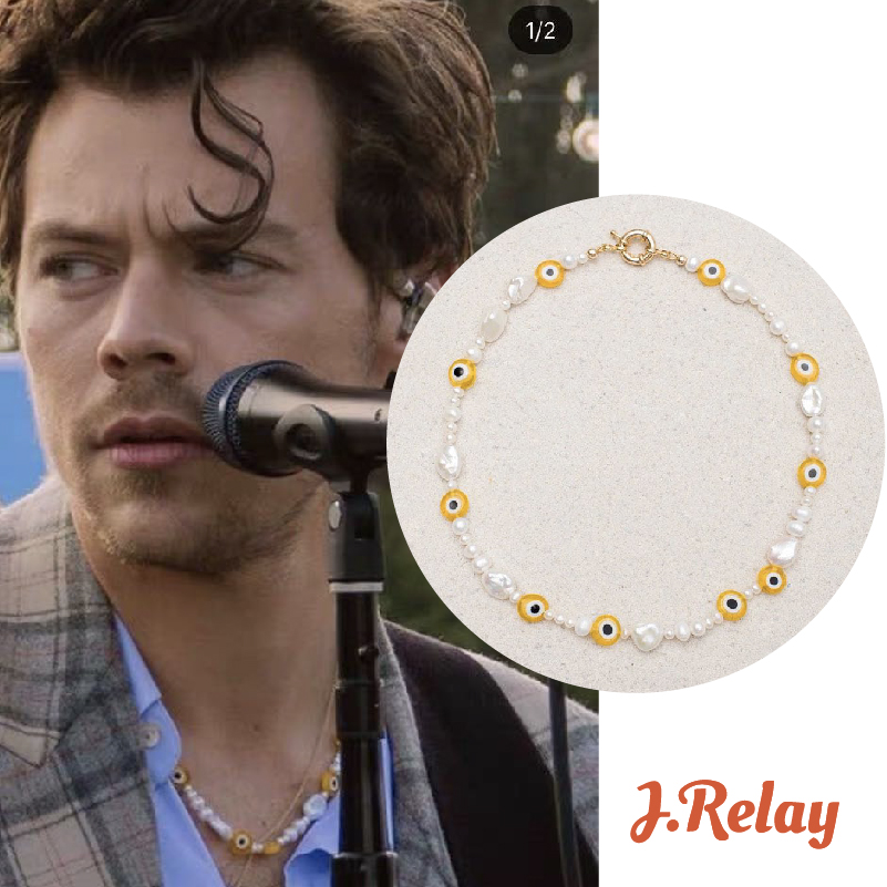 eliou同款街头项链镀金天然珍珠