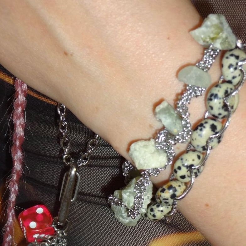 天然石女项链marlandbackus同款